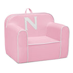 Fauteuil enfant en mousse rose, 1 place