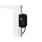 Lit superposé double blanc avec tiroirs et station de recharge, 2 couchages