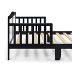 Lit pour enfant, style bas, coloris naturel/noir/blanc/bleu marine, pour 1 enfant