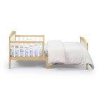 Lit pour enfant, style bas, coloris naturel/noir/blanc/bleu marine, pour 1 enfant
