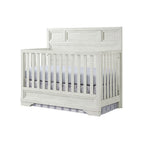 Foundry 56 Wide Traditional Wood Convertible Crib, White Dove