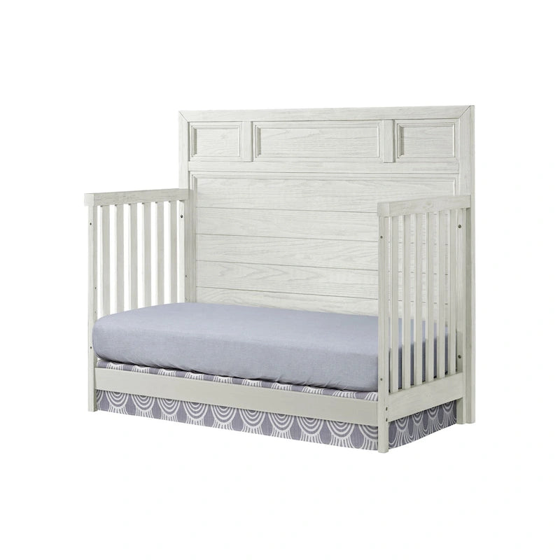 Lit de bébé convertible traditionnel 4-en-1 blanc – 1 enfant