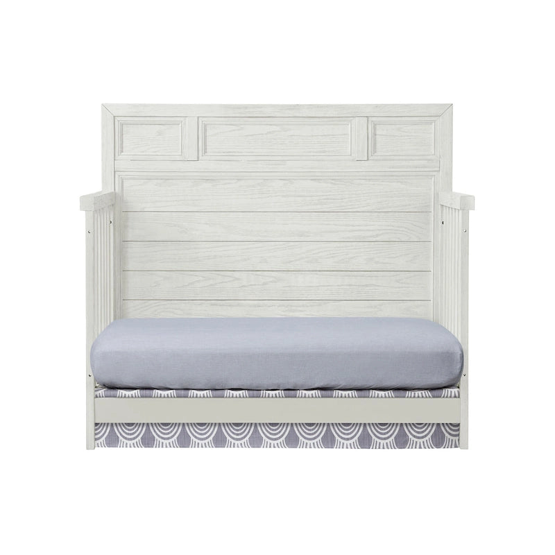 Lit de bébé convertible traditionnel 4-en-1 blanc – 1 enfant