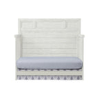 Lit de bébé convertible traditionnel 4-en-1 blanc – 1 enfant