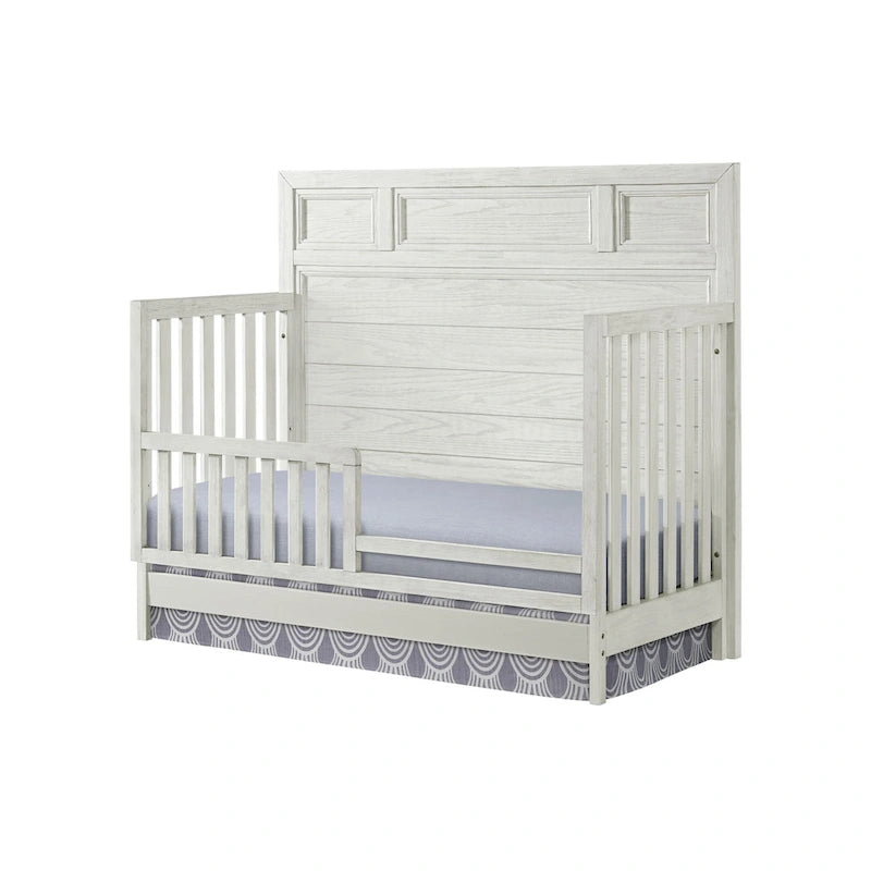 Lit de bébé convertible traditionnel 4-en-1 blanc – 1 enfant