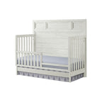 Lit de bébé convertible traditionnel 4-en-1 blanc – 1 enfant