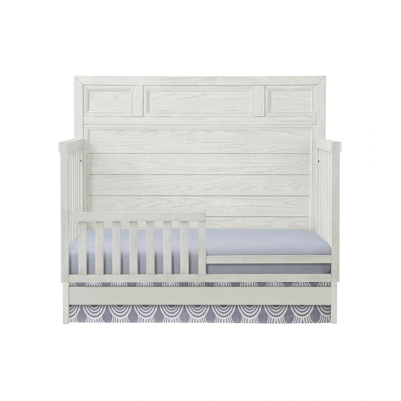 Lit de bébé convertible traditionnel 4-en-1 blanc – 1 enfant