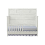 Lit de bébé convertible traditionnel 4-en-1 blanc – 1 enfant