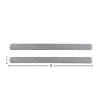 Barrière de lit en bois massif Blanc Nuage, 78", Lit simple