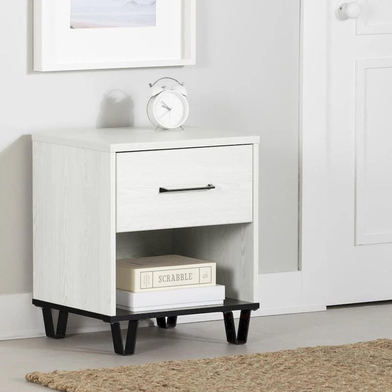 South Shore Arlen 1-Drawer Nightstand