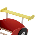 Lit plateforme en forme de voiture de course, taille twin, bleu/noir/rouge, 1 personne