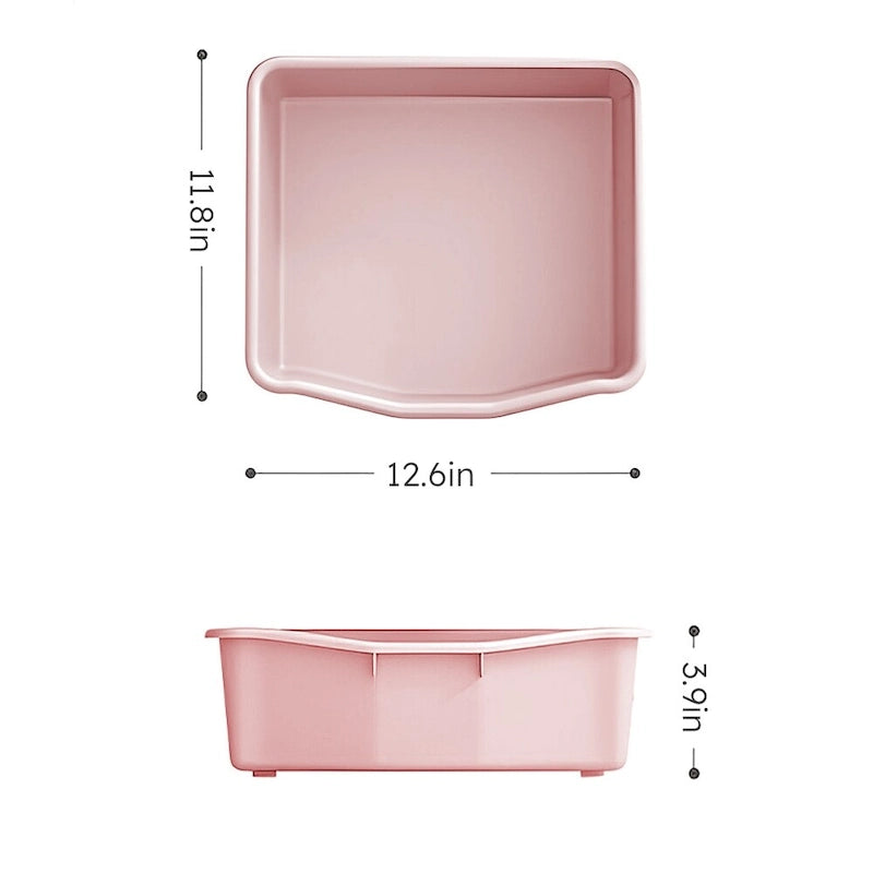 Organisateur de rangement pour jouets d'enfants à 3 niveaux, jaune/rose, avec 6 bacs
