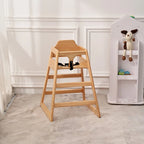 Rehausseur de chaise en bois naturel/noyer/acajou, style chaise haute, 1 enfant