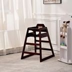 Rehausseur de chaise en bois naturel/noyer/acajou, style chaise haute, 1 enfant