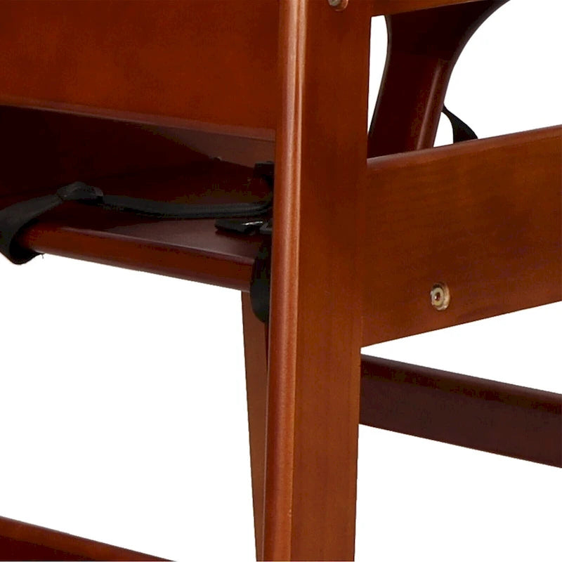 Rehausseur de chaise en bois naturel/noyer/acajou, style chaise haute, 1 enfant