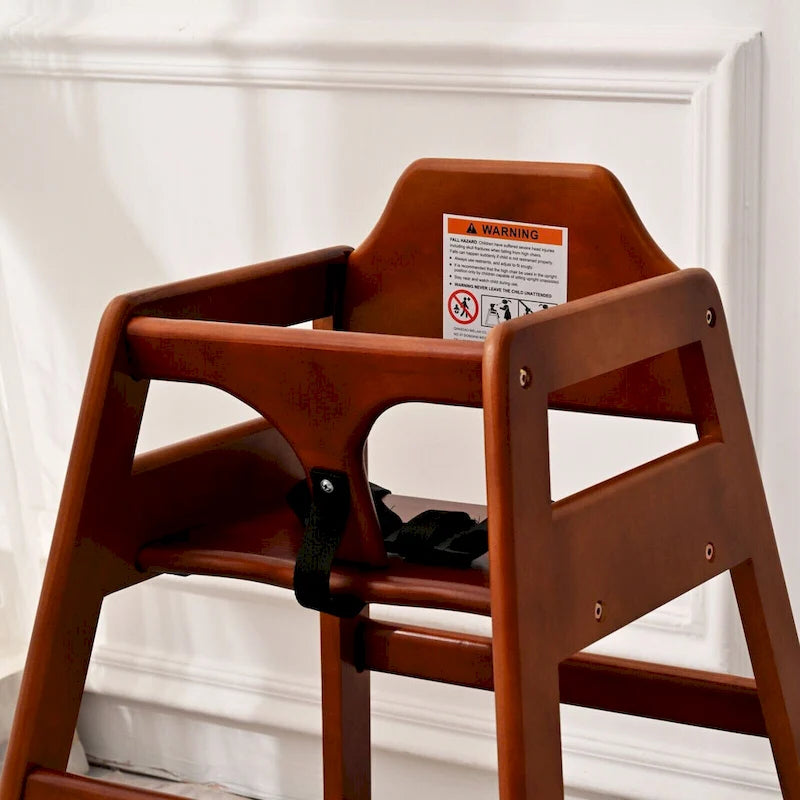 Rehausseur de chaise en bois naturel/noyer/acajou, style chaise haute, 1 enfant