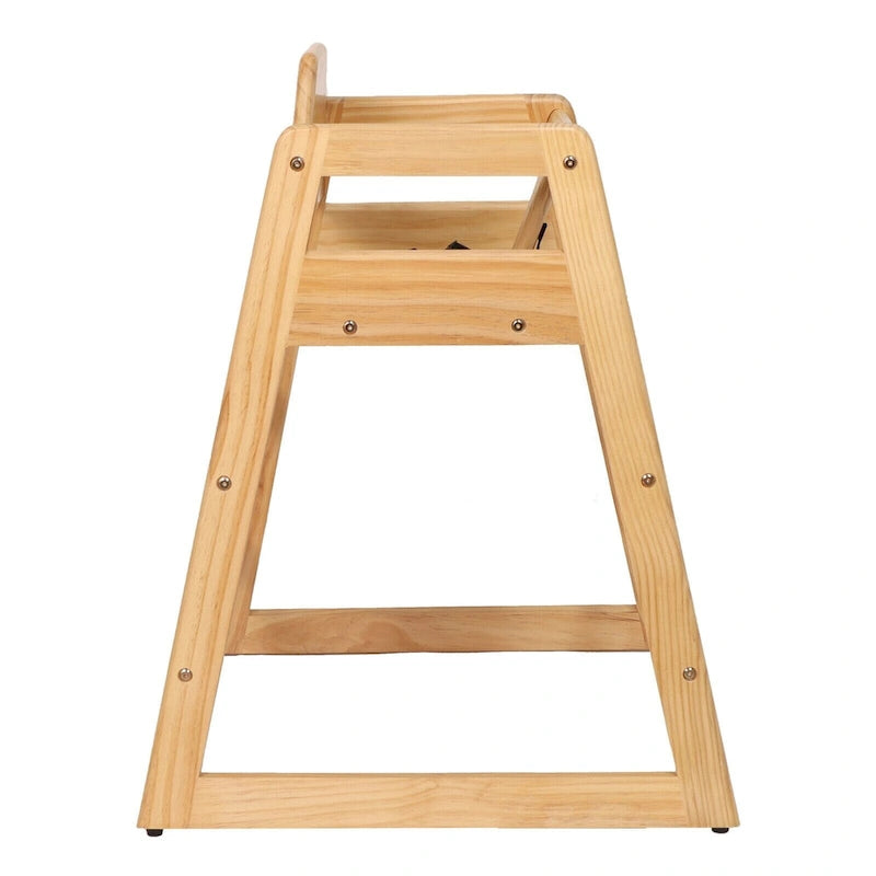 Rehausseur de chaise en bois naturel/noyer/acajou, style chaise haute, 1 enfant