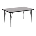 Table d'activités stratifiée à chaud 30 l. x 48 L. – Pieds courts réglables