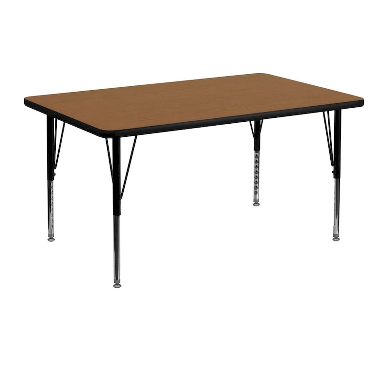 Table d'activités stratifiée à chaud 30 l. x 48 L. – Pieds courts réglables