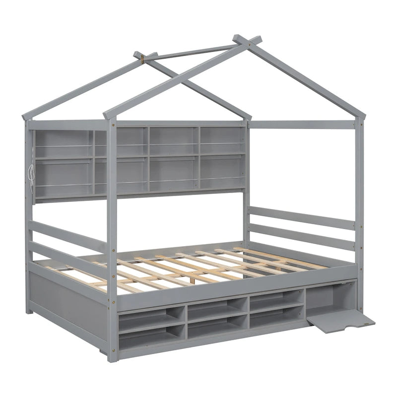 Full House Bed with Under Bed Storage