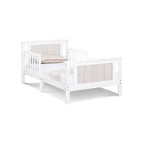 Lit pour tout-petits avec panneaux réversibles – Blanc / Bleu nuit / Gris / Noir, pour 1 enfant