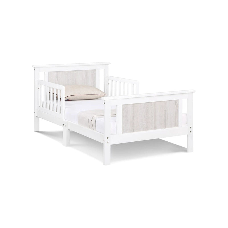Lit pour tout-petits avec panneaux réversibles – Blanc / Bleu nuit / Gris / Noir, pour 1 enfant