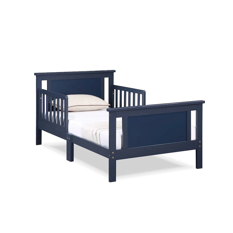 Lit pour tout-petits avec panneaux réversibles – Blanc / Bleu nuit / Gris / Noir, pour 1 enfant