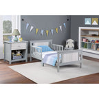 Lit pour tout-petits avec panneaux réversibles – Blanc / Bleu nuit / Gris / Noir, pour 1 enfant