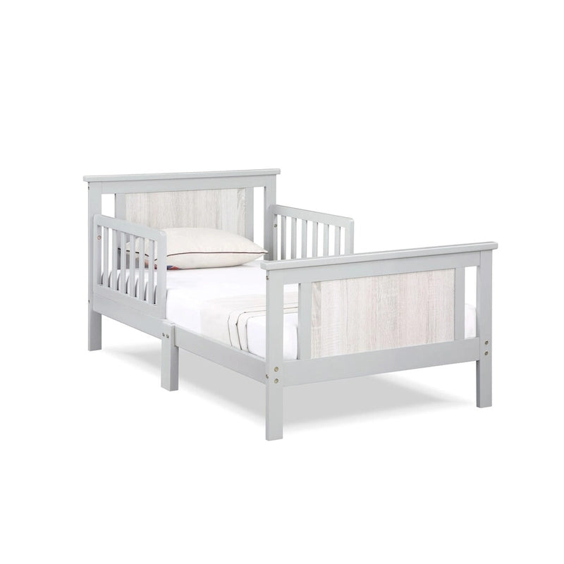 Lit pour tout-petits avec panneaux réversibles – Blanc / Bleu nuit / Gris / Noir, pour 1 enfant