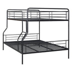 Lit superposé en métal blanc, taille extra-large double au-dessus de la reine, 2 personnes