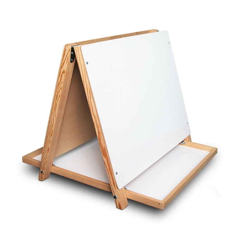 Chevalet de table double face noir pour 1 enfant