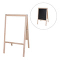 Crestline Products Natural White Dry-Erase/Black Chalkboard Marquee Easel, 42 x 24