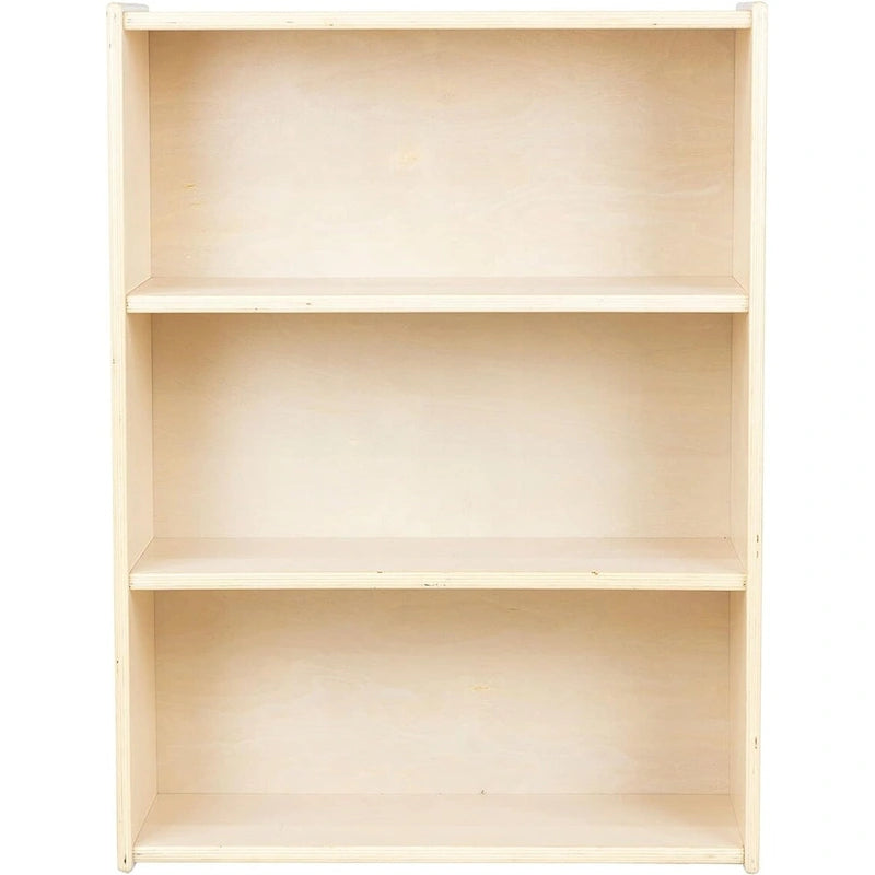 Étagère à 3 tablettes en bouleau naturel, une unité