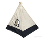 Tente de jeu tipi beige pour 1-2 enfants