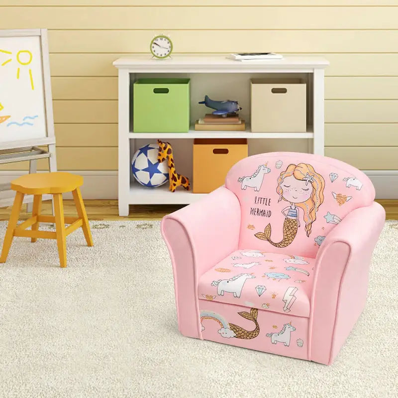 Fauteuil Enfant Rose Sirène pour 1 Enfant (1 à 5 ans)
