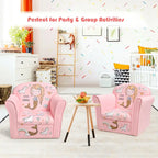Fauteuil Enfant Rose Sirène pour 1 Enfant (1 à 5 ans)