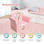 Fauteuil Enfant Rose Sirène pour 1 Enfant (1 à 5 ans)